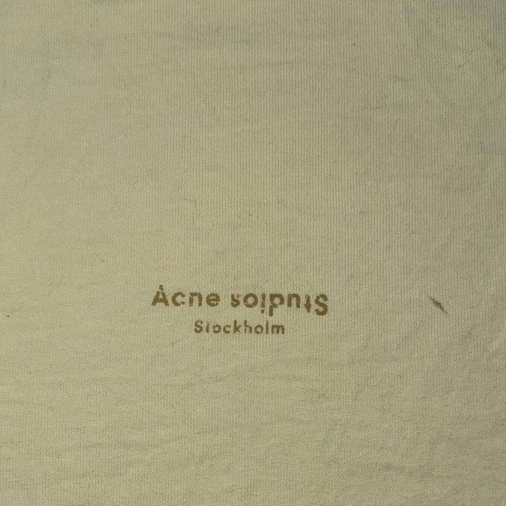 Acne Light Cream Tee - Picture 2 of 6